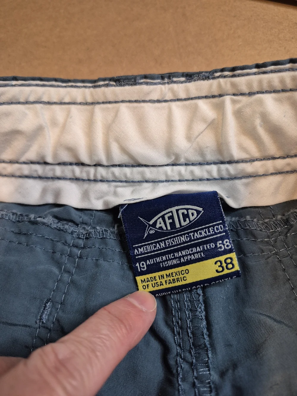 AFTCO Men's Cargo Shorts in Slate Blue 4557